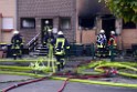 Feuer 2 Vollbrand Reihenhaus Roggendorf Berrischstr P196